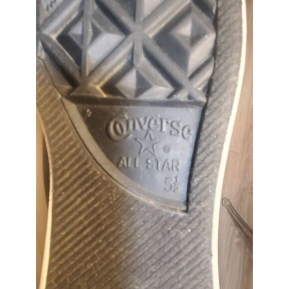 Converse Chuck Taylors Denim Leopard Mid High Sneakers Shoes W/ Zip Original Siz - Picture 11 of 11